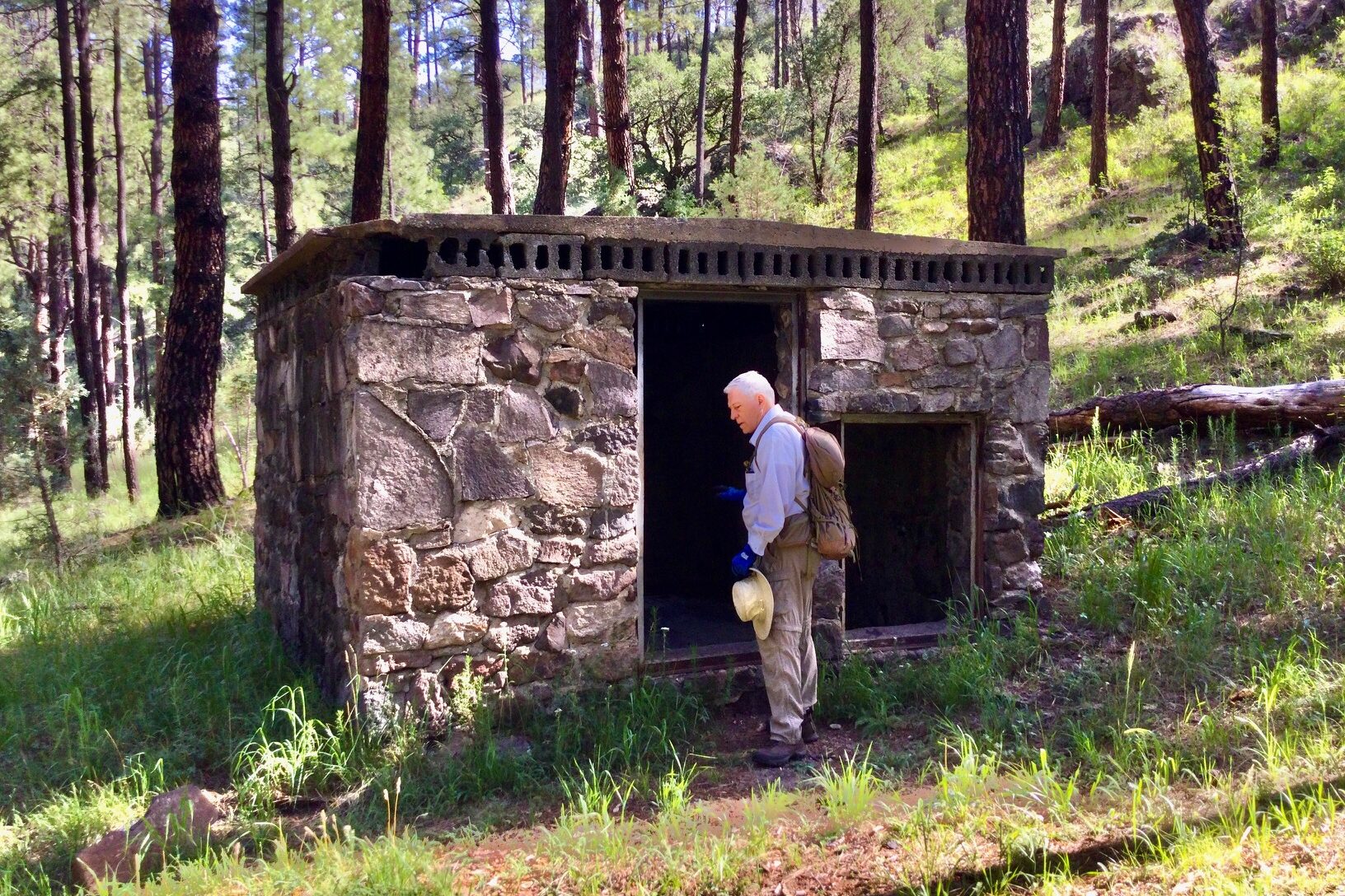 Remains of the old Boy Scout camp in Meadow Creek Canyon