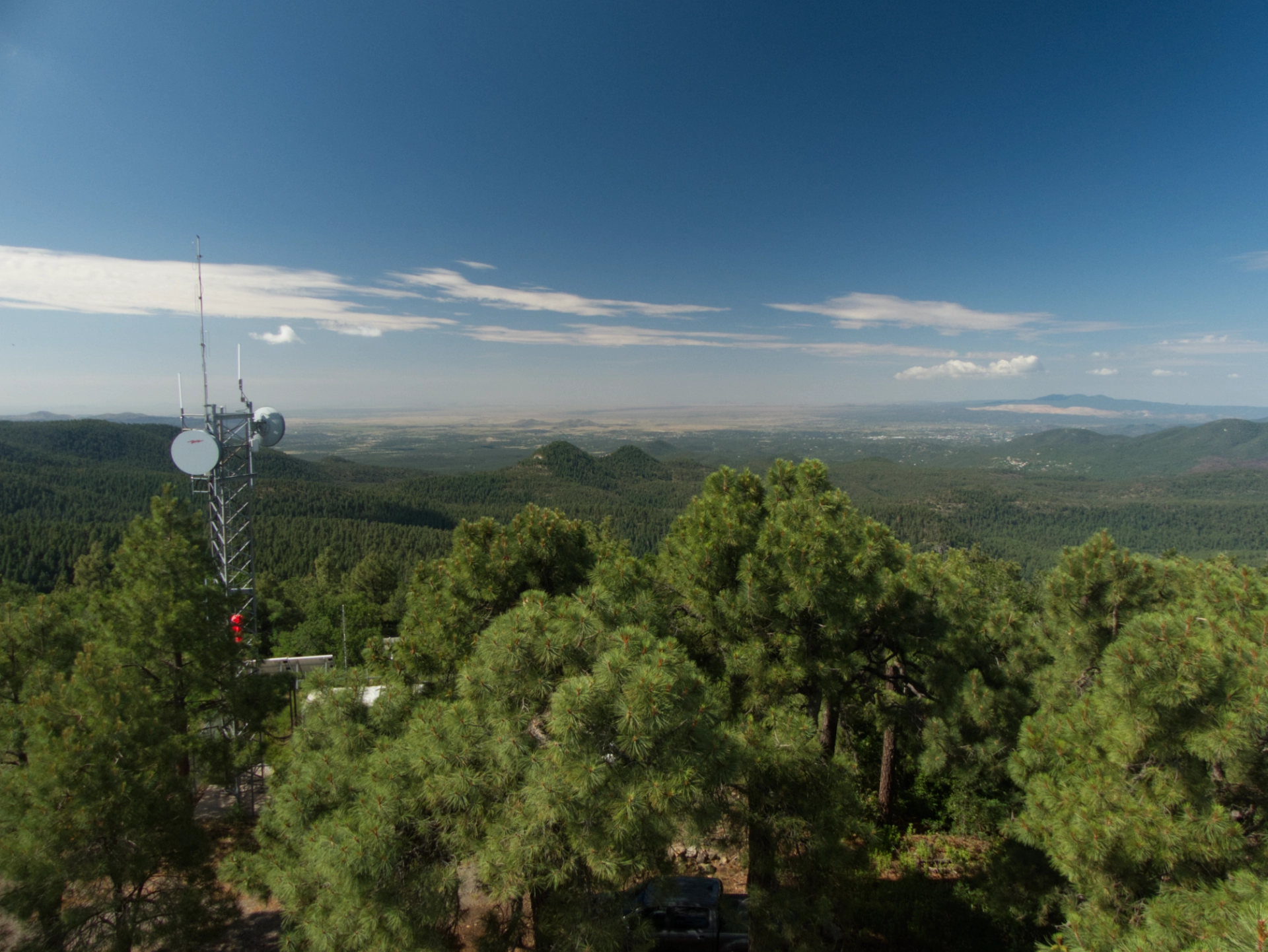 View of Silver City from the Signal Peak fire tower