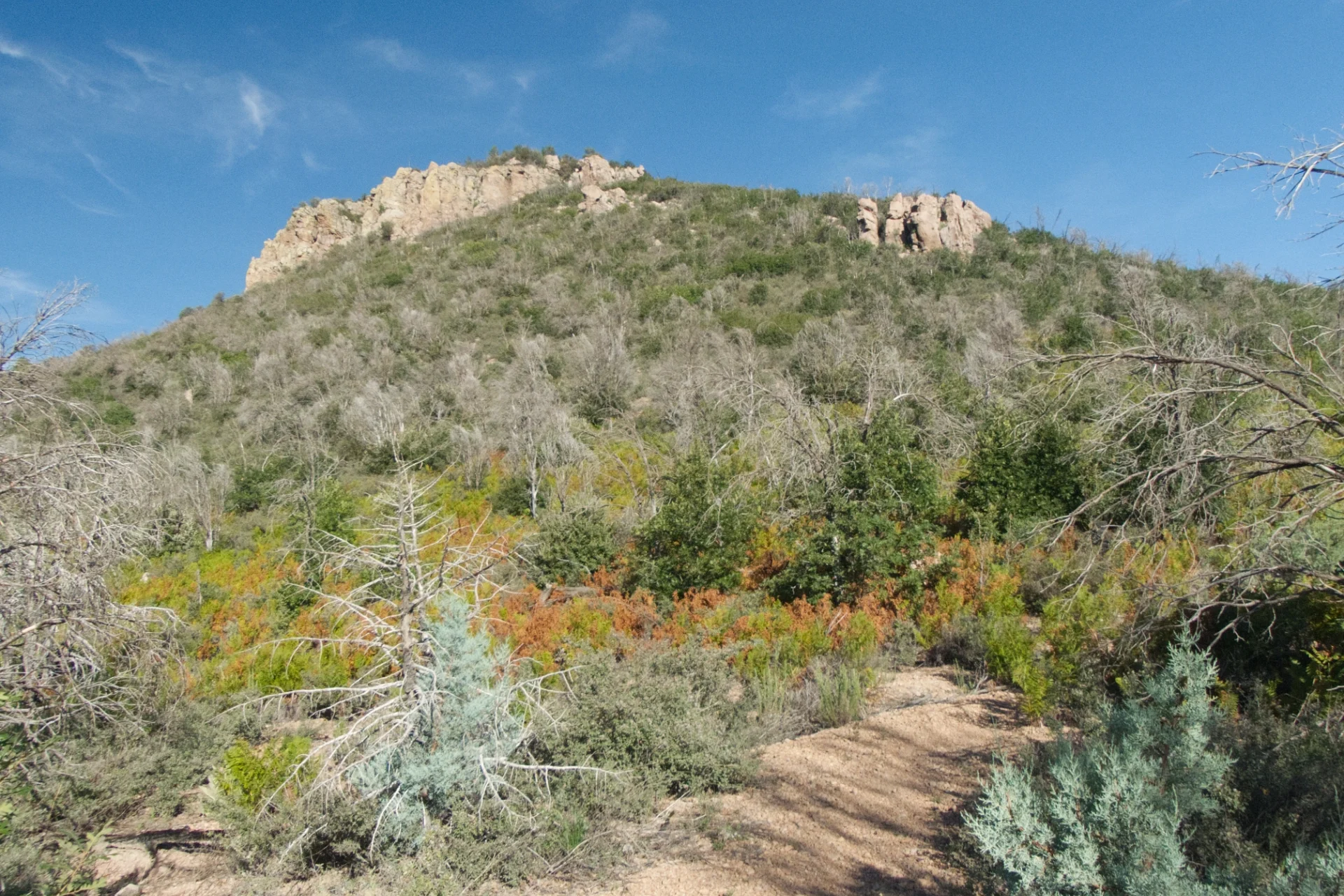 Approaching Scott Peak