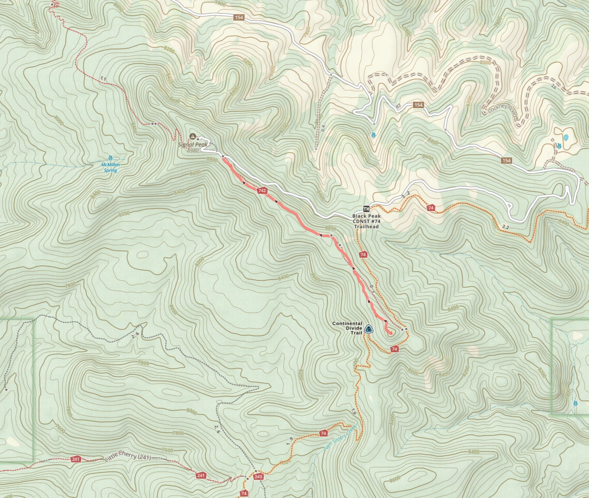 Black peak
